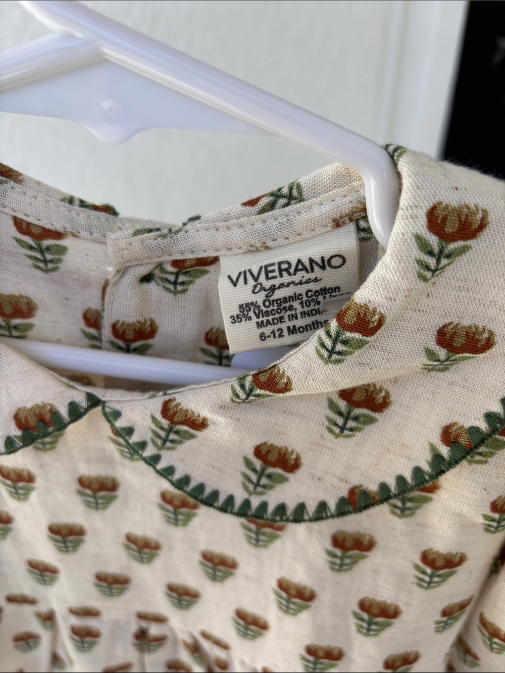 Viverano Organics Dress + Bloomers (6-12 Months) - Picture 2 of 11